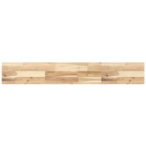 Piano Per Tavolo 160x20x4cm Rettangolare Legno Massello Acacia - Foto 2