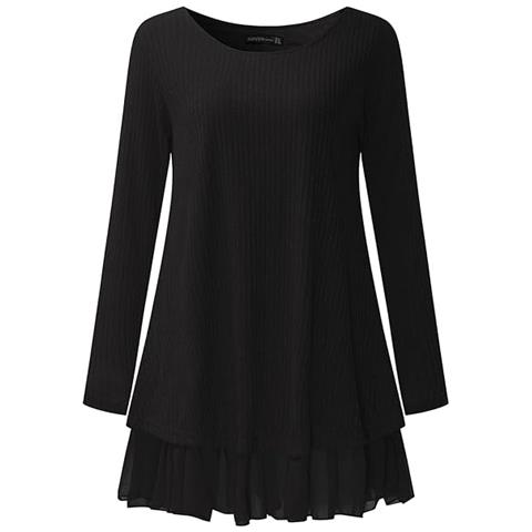 Abito Da Donna Con Fiocchi Nero L - Foto 2