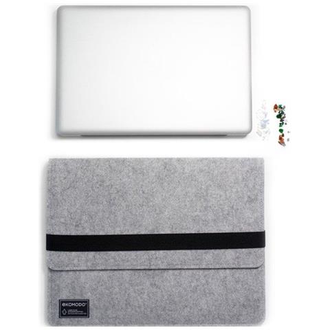 Borsa per Netbook 15" Colore Grigio - Foto 5