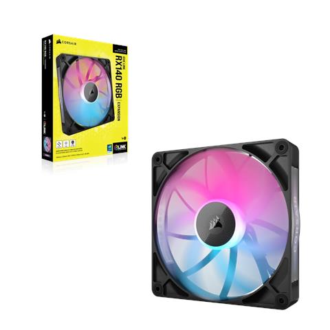 iCUE LINK RX140 RGB Case per computer Ventilatore 14 cm Nero 1 pz - Foto 2