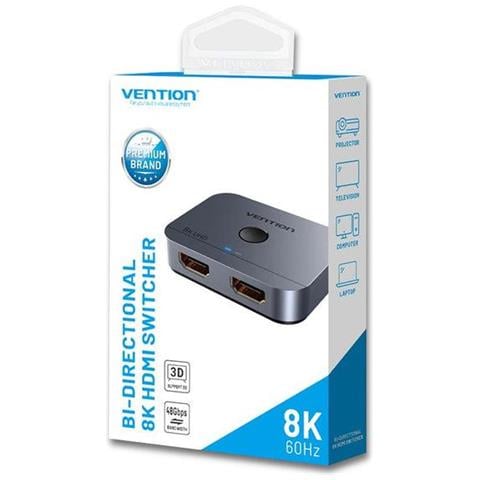 Splitter Switcher AKPH0 HDMI USB-C Bidirezionale 2 Porte 8K 60Hz Supporto 3D HDR Dinamico - Foto 4