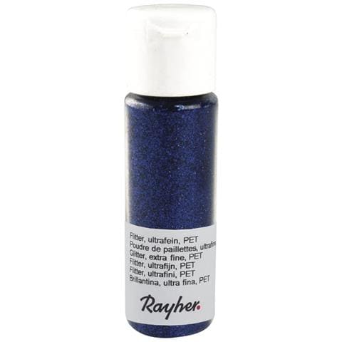 Glitter Ultrafine ""pet"" 20ml - Colore Blu Zaffiro - Foto 1