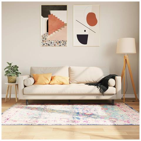 Tappeto Lavabile Multicolore 120x180 Cm Antiscivolo - Foto 1