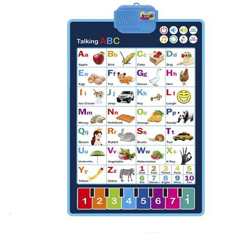 Alfabeto Elettronico Interattivo Per Apprendere L'inglese, Abc Parlante E Poster Musicale. Giocattolo Educativo Per Bambini Piccoli. Divertimento Dei Bambini Alla Scuola Materna, Alla Scuola Dell'infanzia. - Foto 1
