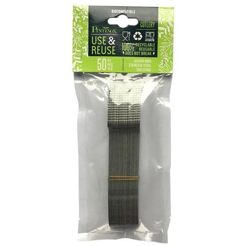 USE&REUSE Coltelli tavola Confezione - Confezione da 50 pezzi Made in Italy - Foto 2