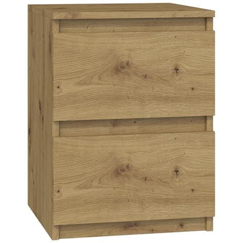 M2 ARTISAN comodino 2 cassetto /cassetti Quercia, Legno - Foto 1
