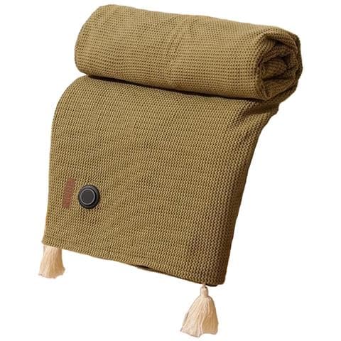 Coperta Scialle Riscaldata - Comfort Alimentato Tramite Usb Green - Foto 1