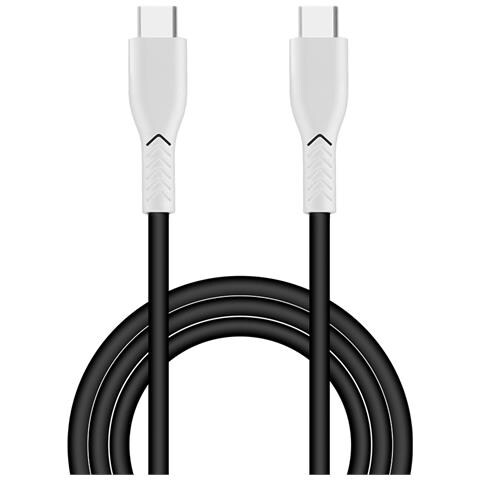 Cavo Di Ricarica Rapida Usb-c A Usb-c Da 60w Per Laptop E Dispositivi Mobili Black - Foto 1
