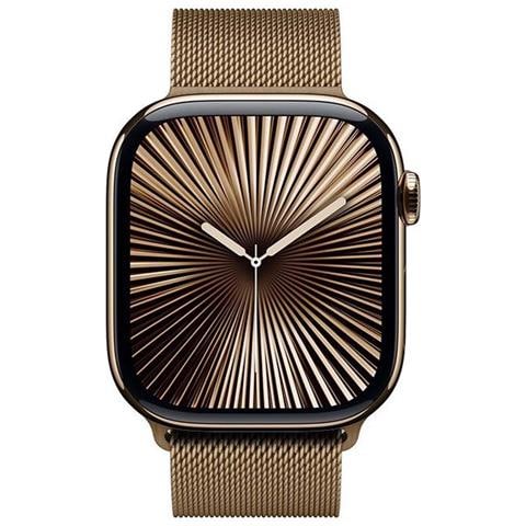 Bracciale Per Apple Watch 44 / 45 / 46 / 49mm Maglia Milanese Magnetica, Oro - Foto 2