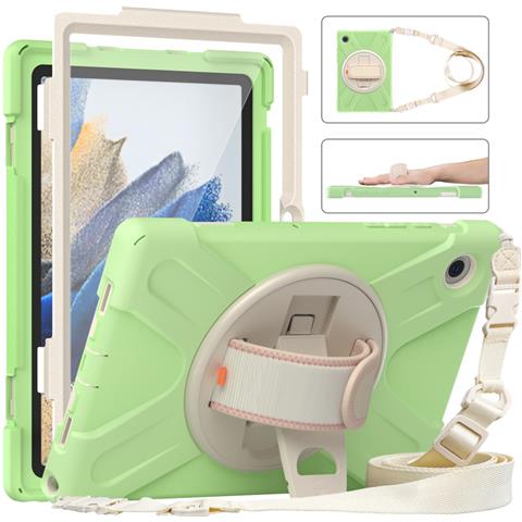 Custodia Per Samsung Tab A 8.0"" Con Supporto E Tracolla Verde - Foto 2