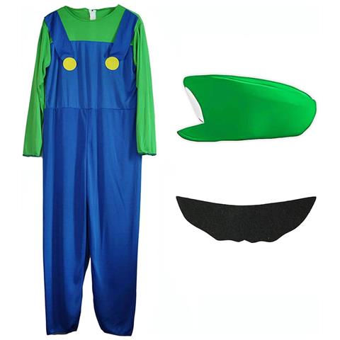 Visvic Costume Di Luigi Per Halloween, Verde, Taglia S, 100-115cm - Foto 2