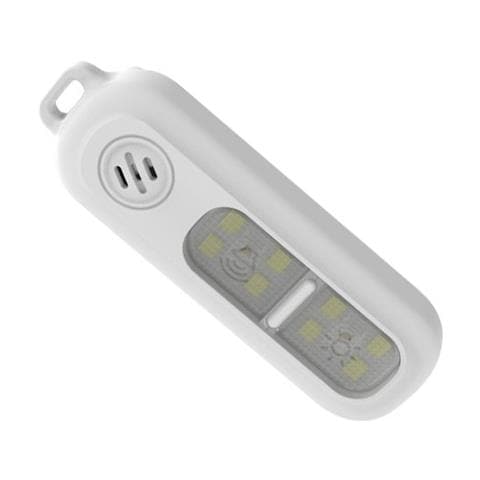 Allarme Da Braccio Portatile: Allarme Di Sicurezza Personale Da 130 Db Con Luce Stroboscopica A Led Ricaricabile Tramite Usb White - Foto 2