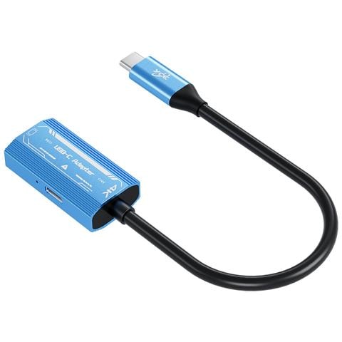 Adattatore Convertitore Type C/m A Pd + Type C/f (video) - Alluminio Blu - Foto 1