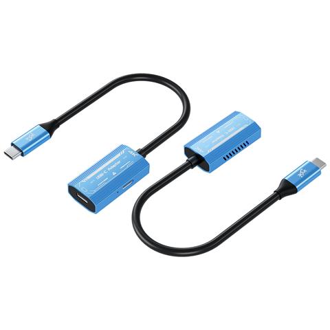Adattatore Convertitore Type C/m A Pd + Type C/f (video) - Alluminio Blu - Foto 2