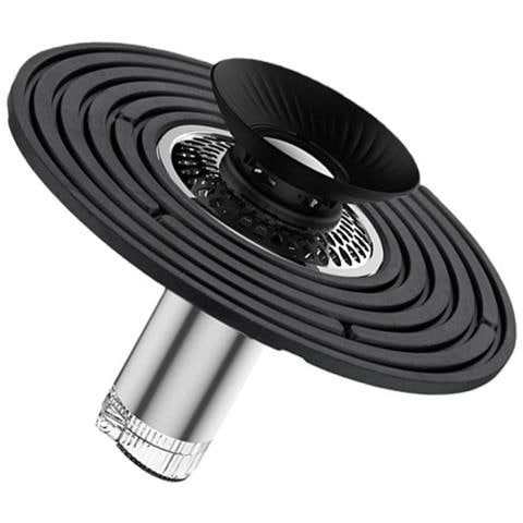 Nucleo Di Scarico A Pavimento Riduttore Di Grande Diametro - Stile Medio /lungo, Acciaio Inossidabile 304 Black - Foto 3