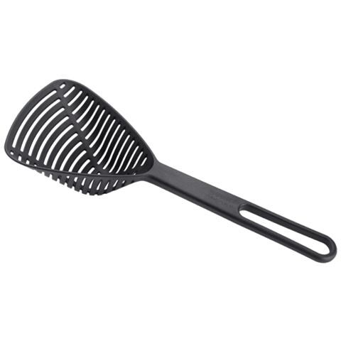 Cucchiaio Scolapasta Duo Spoon Colander Nero Design Moderno E Funzionale Ideale Per Scolare Facilmente Gli Alimenti Resistente E Pratico Per La Cucina - Foto 1