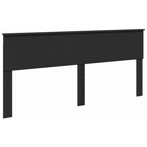 Testiera con testiera Rovere Nero 200 cm Legno multistrato - Foto 1