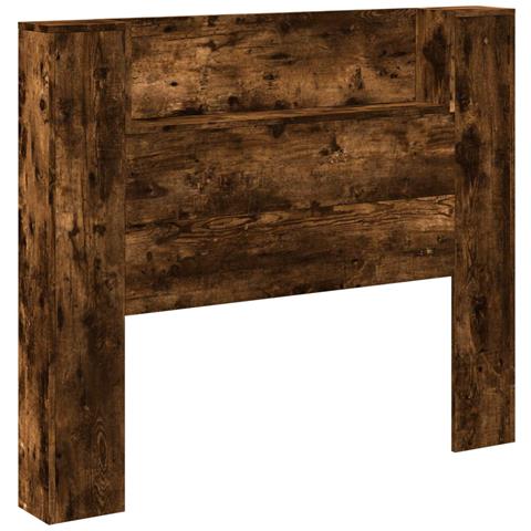 Testiera Rovere fumé 120 x 16,5 x 103,5 cm Legno multistrato - Foto 1