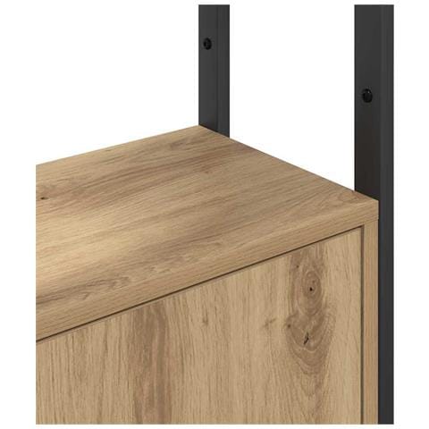 Armadio per Libri Rovere artigianale 40 x 24 x 161 cm - Foto 9