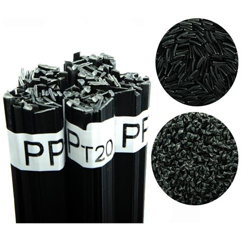 Spoiwo Per Saldatura Plastica Pp-t20 Nero 100g - Alta Qualità, Granulato Puro | Temperatura Fusione 270-340°c | Per Cruscotti, Luci, Paraurti - Foto 1