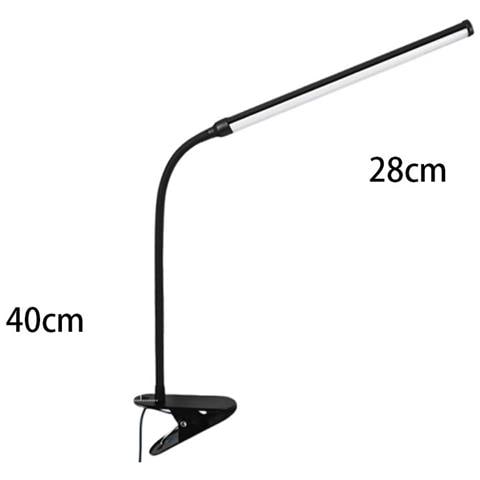 Lampada Led Clip-on Per Cura Degli Occhi — Pannello Full Spectrum 13w, Clip Usb, Senza Sfarfallio, Temperatura Colore Regolabile 28 Cm - Foto 1
