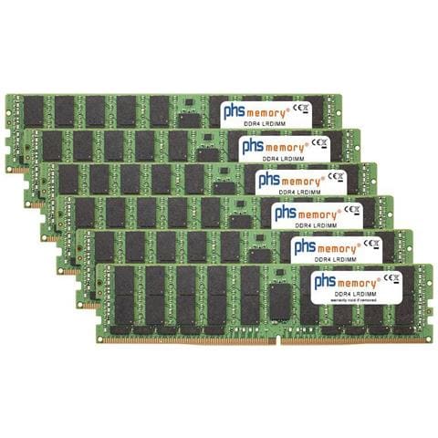 Memoria Phs Da 768 Gb (6x128 Gb) Kit Di Memoria Ram Per Apple Macpro 8-core 3,5 Ghz (2019) Ddr4 Lrdimm 2933 Mhz Pc4-23400-l (sp336454) - Foto 1