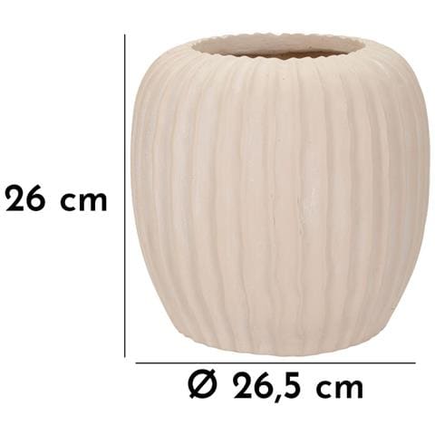 Vaso Mist Medio In Magnesio Color Crema - Foto 7