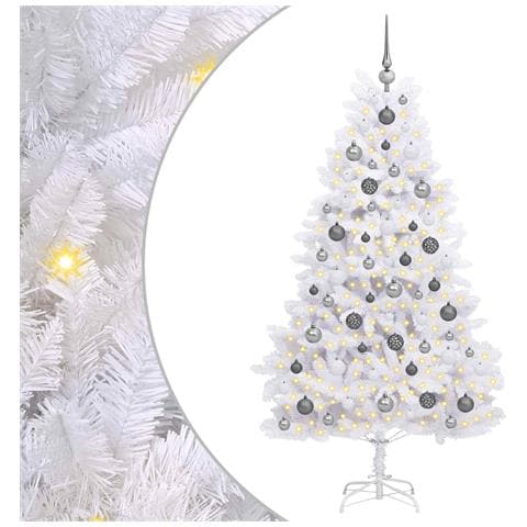 Albero di Natale artificiale Bianco 90 x 90 x 180 cm - Foto 1