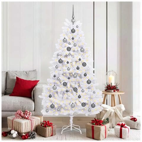 Albero di Natale artificiale Bianco 90 x 90 x 180 cm - Foto 2