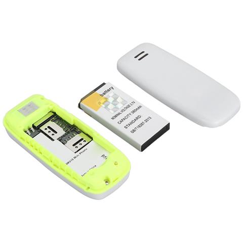 Mini Telefono Gsm 2g Dual Sim Con Supporto Microsd 16 Gb, Bluetooth, Lettore Mp3 Il Più Piccolo Al Mondo (bianco). - Foto 2