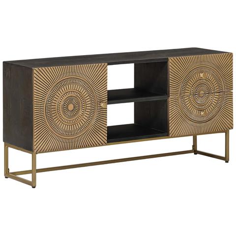 Mobile TV con cassetto con lo scaffale Ottone 105 x 30 x 50 cm - Foto 1