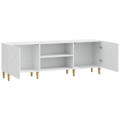 Mobile TV 150 x 31 x 50 cm Bianco Lucido Legno ingegnerizzato - Foto 2