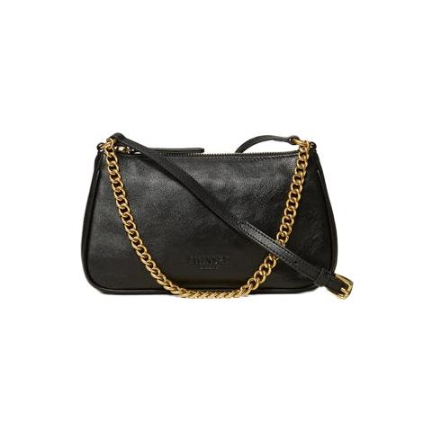 Borsa a tracolla in pelle con catena - Foto 1