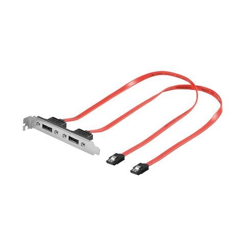 ICOC SLOT-SATA300 - Cavo slot I-Sata a e-SATA 2 porte - Foto 1