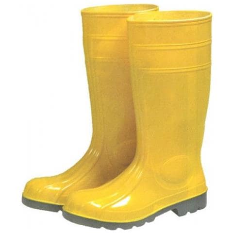 Stivali antinfortunistici in pvc N 40 colore giallo Classe S5 - Foto 2