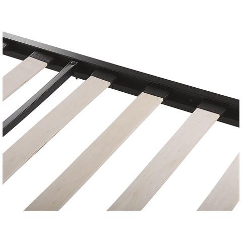 Letto Matrimoniale In Metallo Nero 160x200 Cm Lynx - Foto 30