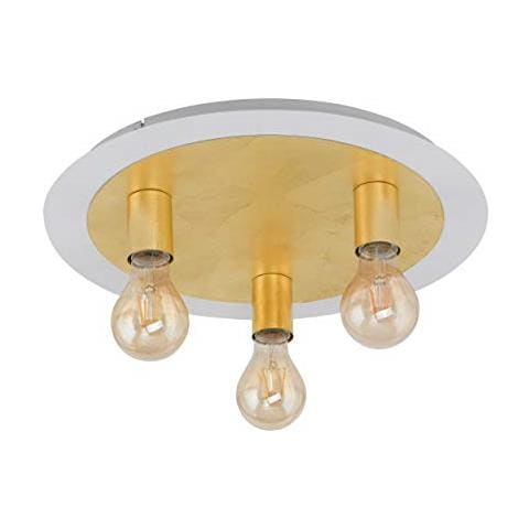 Passano Lampada Da Soffitto 4 W, Weiss, Gold - Foto 1