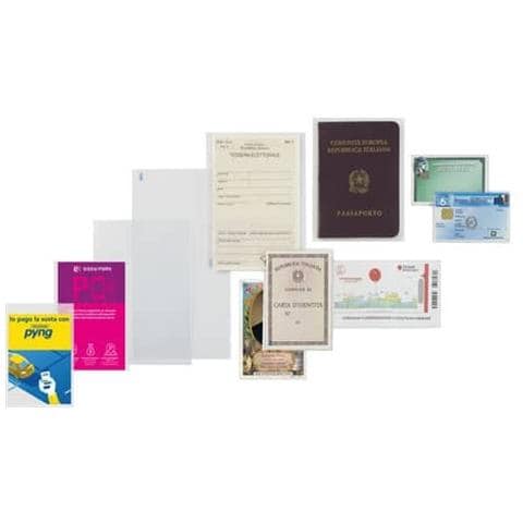 Buste Trasparenti A Sacco Upocket Liscia Superior 11x21 Cm Conf. Da 25 - 100460096 - Foto 1