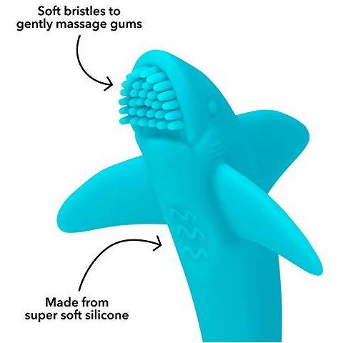Dentizione Giocattolo Nuby Shark Massaggiare Per Bambini - Foto 4