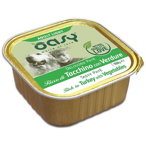 Delizioso Paté Light In Fat - Cane Adulto - Ricco Di Tacchino E Vedure - 150 Gr - Foto 1