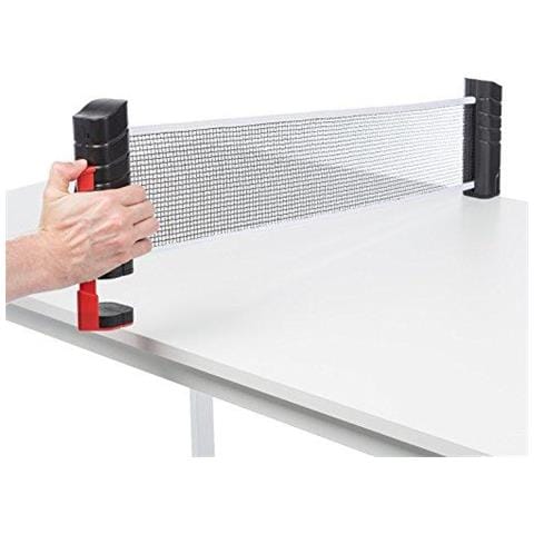 40461 Rete Da Ping Pong Fino Allungabile A 176 Cm Fino A 52 Cm Di Spessore Table Top Nero - Foto 4
