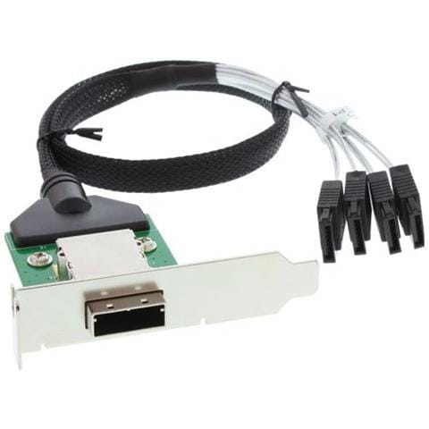 27653B, SFF-8088, SATA, Nero, Bianco - Foto 1