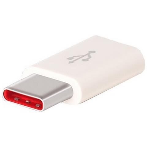 Adattatore Da Microusb Type B To Type C Red Bulk - Foto 1