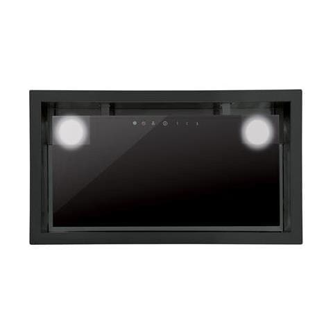 Cappa Gc Dual A 75 Xgbk Baldacchino, Classe Di Efficienza Energetica A, Larghezza 79,2 Cm, 820 M³ / h, Comando Touch, Led, Vetro Nero - Foto 1