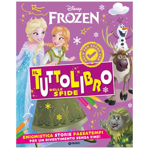 Frozen. Il Tuttolibro Delle Sfide. Enigmistica Storie Passatempi Per Un Divertimento Senza Fine! Ediz. A Colori - Foto 2