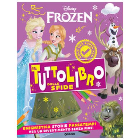 Frozen. Il Tuttolibro Delle Sfide. Enigmistica Storie Passatempi Per Un Divertimento Senza Fine! Ediz. A Colori - Foto 1
