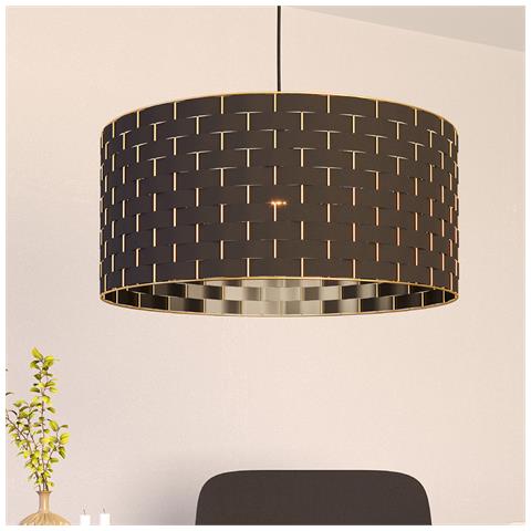 Lampadario Moderno Marasales 1 Luce Acciaio Nero - Foto 1