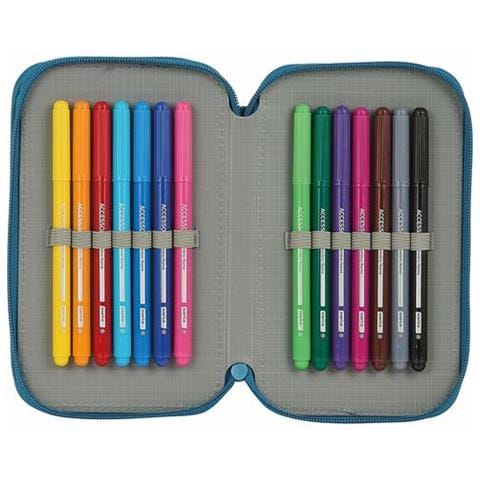 Plumier Doppio Egeo Azzurro (28 Pcs) - Foto 2