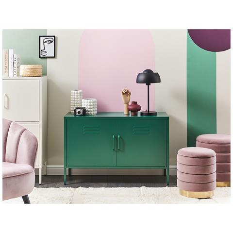 Armadietto Da Ufficio Uria Metallo Verde - Foto 1