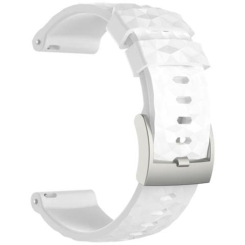 Cinturino In Silicone Per Suunto Spartan Sport Polso Hr Baro White - Foto 1